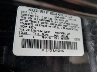 2018 Nissan Rogue Sport S with VIN JN1BJ1CP9JW100930, listed as a Copart auction lot 48839315 with 134,039 mi miles and Salvage Title. Bid and sale history available at carsss.com. Image 13.