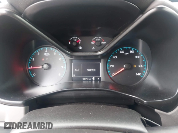 2018 Chevrolet Colorado 2WD Work Truck with VIN 1GCGSBEN1J1168492, listed as a IAAI auction lot 42296229 with 108,714 mi miles and . Bid and sale history available at DreamBid. Image 7.