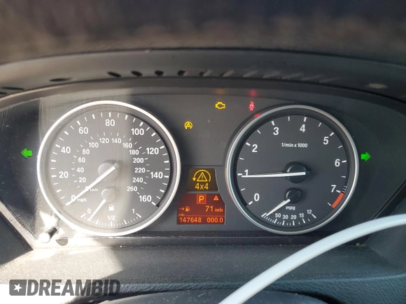 2008 BMW X5 3.0si with VIN 5UXFE43528L000813, listed as a Copart auction lot 42426315 with 147,648 mi miles and Salvage Title. Bid and sale history available at carsss.com. Image 9.