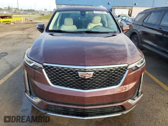 2022 Cadillac XT6 Premium Luxury with VIN 1GYKPDRS7NZ135215, listed as a Copart auction lot 67701694 with 30,498 mi miles and Non Repairable. Bid and sale history available at carsss.com. Image 5.