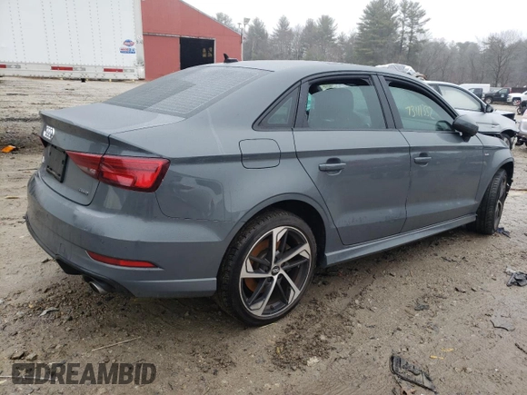 2020 Audi A3 Sedan S line Premium Plus with VIN WAUJEGFF2LA097191, listed as a Copart auction lot 73111332 with 34,640 mi miles. Bid and sale history available at carsss.com. Image 3.