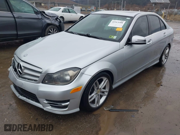 2012 Mercedes-Benz C-Class C 300 Sport with VIN WDDGF8BB0CA699290, listed as a IAAI auction lot 41513208 with 168,352 mi miles. Bid and sale history available at carsss.com. Image 2.
