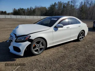 2018 Mercedes-Benz C 300 with VIN 55SWF4KB6JU237317, listed as a Copart auction lot 49681195 with 109,808 mi miles and Salvage Title. Bid and sale history available at DreamBid. Image 1.