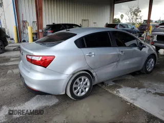 2016 Kia Rio LX with VIN KNADM4A35G6573583, listed as a Copart auction lot 73330324 with 45,270 mi miles and Salvage Title. Bid and sale history available at DreamBid. Image 3.
