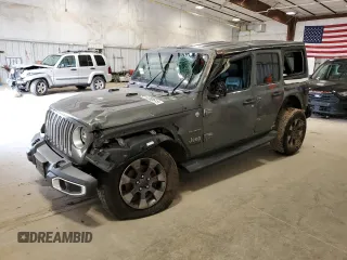 2019 Jeep Wrangler Unlimited Sahara with VIN 1C4HJXEN3KW562942, listed as a Copart auction lot 51388615 with 116,042 mi miles and Non Repairable. Bid and sale history available at DreamBid. Image 1.