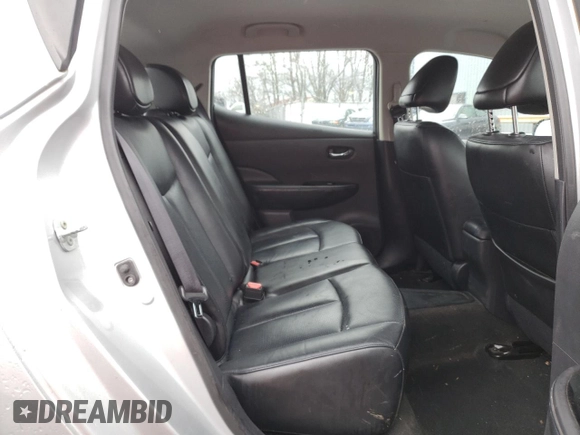 2015 Nissan LEAF SV with VIN 1N4AZ0CP6FC324845, listed as a Copart auction lot 43324283 with 53,815 mi miles. Bid and sale history available at carsss.com. Image 10.