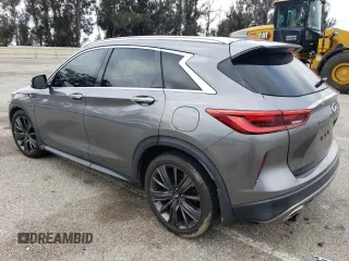 2020 Infiniti QX50 Essential z VIN 3PCAJ5M16LF113796, wystawiony jako Copart lot #48614265 z przebiegiem Nie podano mil oraz Szkoda całkowita • Salvage title. Historia ofert i sprzedaży dostępna na DreamBid. Obrazek 2.