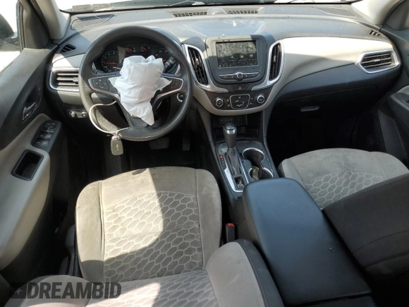 2019 Chevrolet Equinox LS z VIN 2GNAXHEV7K6180002, wystawiony jako Copart lot #55393785 z przebiegiem 166 487 mil mil oraz Szkody całkowita. Historia ofert i sprzedaży dostępna na DreamBid. Obrazek 8.