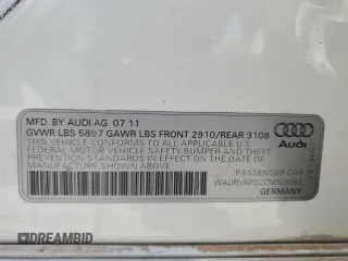 2012 Audi A8 L with VIN WAURVAFD2CN005083, listed as a Copart auction lot 55536025 with 172,865 mi miles and Clean Title. Bid and sale history available at carsss.com. Image 12.