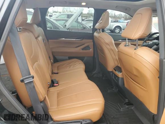 2023 Infiniti QX60 Sensory with VIN 5N1DL1GSXPC353226, listed as a Copart auction lot 44150355 with 17,125 mi miles and Salvage title. Bid and sale history available at DreamBid. Image 10.