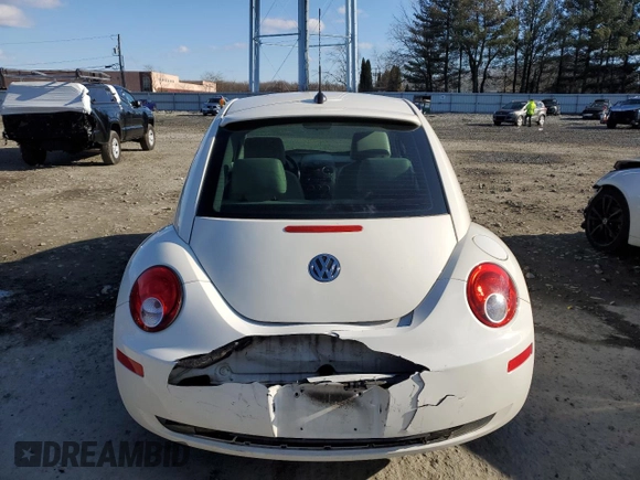 2008 Volkswagen Beetle with VIN 3VWFG31C08M510855, listed as a Copart auction lot 45836855 with 169,212 mi miles and Salvage Title. Bid and sale history available at DreamBid. Image 6.