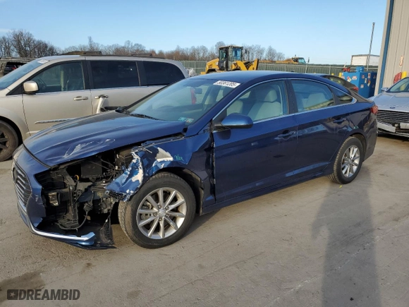 2018 Hyundai Sonata SE with VIN 5NPE24AF9JH604600, listed as a Copart auction lot 50361205 with 38,910 mi miles and Salvage Title. Bid and sale history available at carsss.com. Image 1.