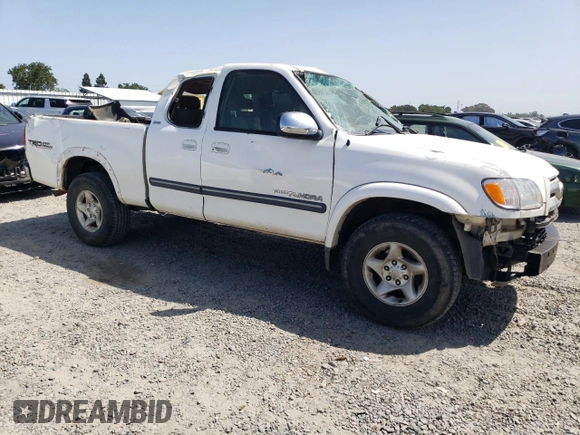 2003 Toyota Tundra SR5 with VIN 5TBBT44163S383754, listed as a Copart auction lot 53965665 with 137,246 mi miles and Salvage Title. Bid and sale history available at DreamBid. Image 4.