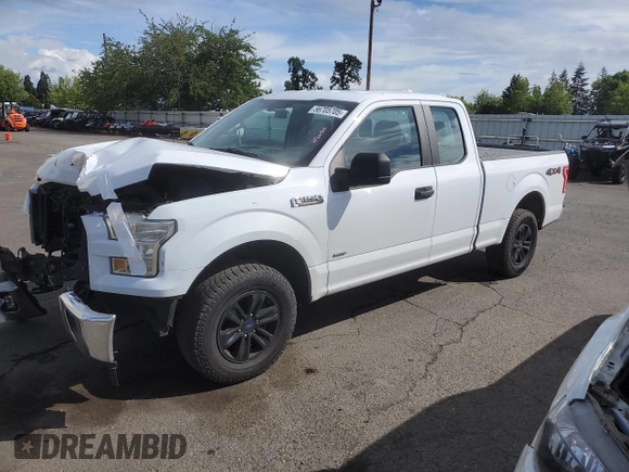 2017 Ford F-150 XL z VIN 1FTEX1EP0HKC92018, wystawiony jako Copart lot #56705705 z przebiegiem 95 283 mil mil oraz Szkoda całkowita • Salvage title. Historia ofert i sprzedaży dostępna na DreamBid. Obrazek 1.