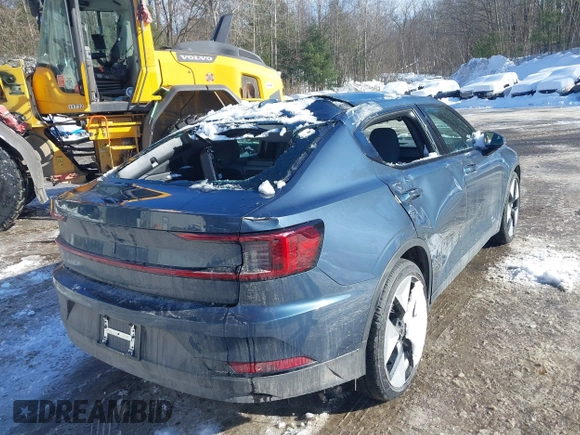 2024 Polestar 2 with VIN YSMFD3KA5RL223544, listed as a IAAI auction lot 41625883 with 6,358 mi miles. Bid and sale history available at carsss.com. Image 6.