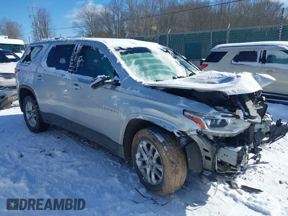 2018 Chevrolet Traverse LT Cloth with VIN 1GNEVGKW6JJ250654, listed as a IAAI auction lot 41188292 with 149,957 mi miles. Bid and sale history available at carsss.com. Image 1.