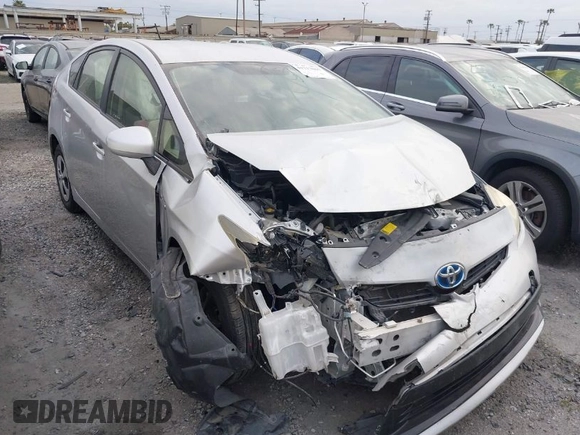 2013 Toyota Prius One with VIN JTDKN3DU8D5695331, listed as a IAAI auction lot 41717067 with 142,650 mi miles. Bid and sale history available at carsss.com. Image 1.