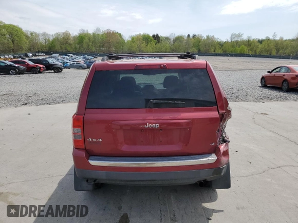 2014 Jeep Patriot Latitude with VIN 1C4NJRFB0ED658983, listed as a Copart auction lot 55024685 with 96,457 mi miles and Salvage Title. Bid and sale history available at carsss.com. Image 6.