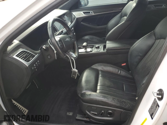 2019 Genesis G80 3.3T Sport with VIN KMTFN4JB4KU326352, listed as a Copart auction lot 74028734 with 0 mi miles and Salvage Title. Bid and sale history available at carsss.com. Image 7.