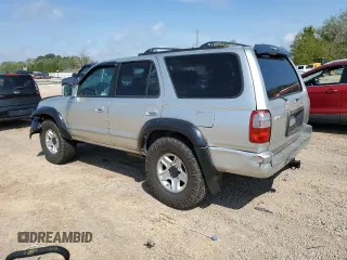 2000 Toyota 4Runner SR5 with VIN JT3GN86R2Y0162958, listed as a Copart auction lot 51526165 with 249,635 mi miles and Salvage Title. Bid and sale history available at DreamBid. Image 2.