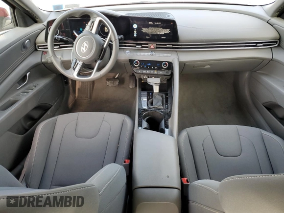 2025 Hyundai Elantra SEL Convenience with VIN KMHLS4DG2SU892992, listed as a Copart auction lot 55060085 with 11,393 mi miles and Clean Title. Bid and sale history available at DreamBid. Image 8.