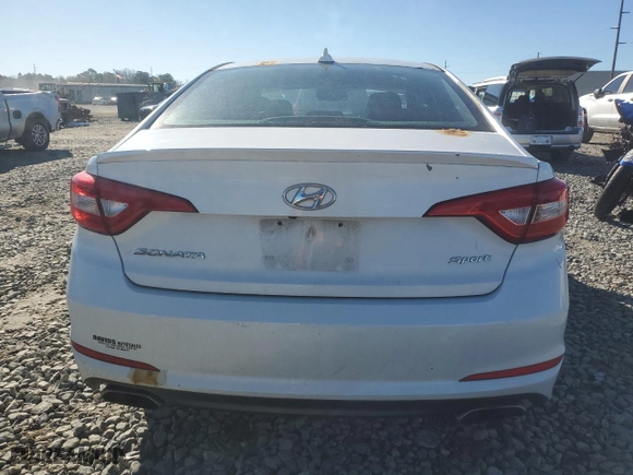 2016 Hyundai Sonata 2.4L Sport with VIN 5NPE34AF5GH331998, listed as a Copart auction lot 88665425 with 137,622 mi miles and Salvage Title. Bid and sale history available at carsss.com. Image 6.