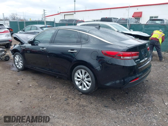 2018 Kia Optima LX with VIN 5XXGT4L31JG240628, listed as a IAAI auction lot 42005706 with 84,418 mi miles and . Bid and sale history available at carsss.com. Image 3.