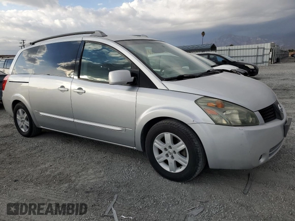 2004 Nissan Quest SE with VIN 5N1BV28U94N325571, listed as a Copart auction lot 80979264 with 0 mi miles and Clean Title. Bid and sale history available at carsss.com. Image 4.