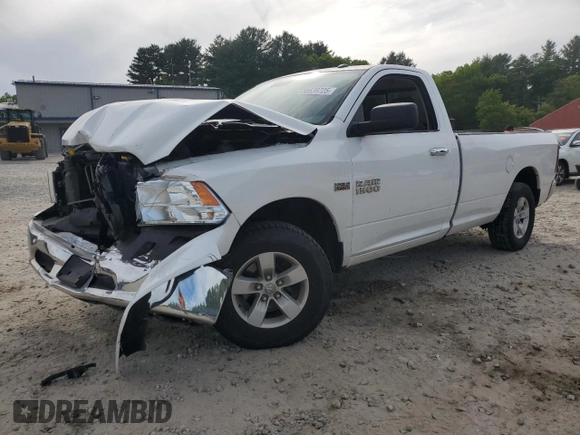 2018 Ram 1500 SLT with VIN 3C6JR7ET1JG176002, listed as a Copart auction lot 58639725 with 64,392 mi miles and Salvage title. Bid and sale history available at DreamBid. Image 1.