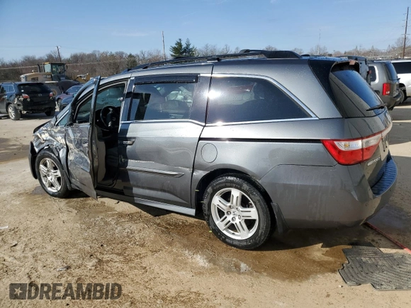 2012 Honda Odyssey Touring with VIN 5FNRL5H93CB130097, listed as a Copart auction lot 47445765 with 0 mi miles and Non Repairable. Bid and sale history available at carsss.com. Image 2.