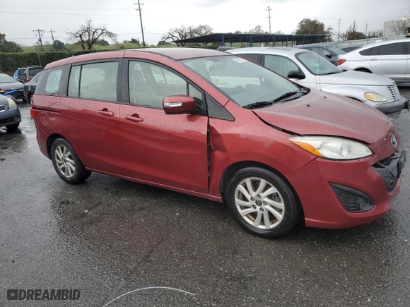 2014 Mazda Mazda5 Sport with VIN JM1CW2BL7E0167817, listed as a Copart auction lot 42651595 with 88,801 mi miles and Salvage Title. Bid and sale history available at carsss.com. Image 4.
