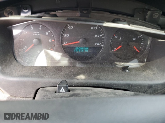 2010 Chevrolet Impala LS with VIN 2G1WA5EK2A1230071, listed as a Copart auction lot 53567055 with 151,910 mi miles and Salvage Title. Bid and sale history available at DreamBid. Image 9.