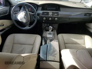2010 BMW 5 Series 528i with VIN WBANU5C51AC460098, listed as a Copart auction lot 48819825 with 107,796 mi miles and Salvage Title. Bid and sale history available at carsss.com. Image 8.