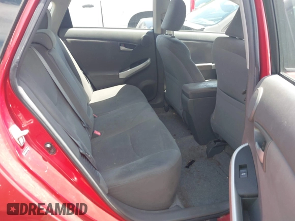 2011 Toyota Prius I with VIN JTDKN3DU2B1443658, listed as a IAAI auction lot 42141442 with 169,456 mi miles. Bid and sale history available at carsss.com. Image 8.