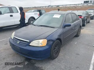 2001 Honda Civic EX with VIN 2HGES26711H573732, listed as a IAAI auction lot 42039934 with 1 mi miles. Bid and sale history available at carsss.com. Image 2.