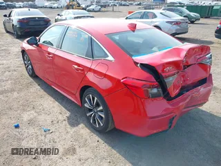 2023 Honda Civic Sedan EX with VIN 2HGFE1F79PH325484, listed as a IAAI auction lot 41793614 with 7,085 mi miles. Bid and sale history available at carsss.com. Image 3.