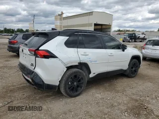 2024 Toyota RAV4 Hybrid XSE with VIN JTME6RFV1RD554472, listed as a Copart auction lot 57648625 with 23,411 mi miles and Salvage title. Bid and sale history available at DreamBid. Image 3.