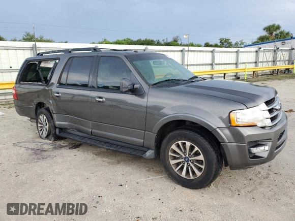 2017 Ford Expedition EL XLT with VIN 1FMJK1HT3HEA05853, listed as a Copart auction lot 72407424 with 136,234 mi miles and Salvage Title. Bid and sale history available at carsss.com. Image 4.