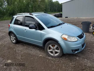 2008 Suzuki SX4 with VIN JS2YB417285101495, listed as a Copart auction lot 63325244 with 218,524 mi miles and Clean Title. Bid and sale history available at carsss.com. Image 4.