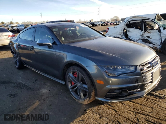 2017 Audi S7 Prestige with VIN WAU2FBFC9HN062626, listed as a Copart auction lot 42647574 with 48,420 mi miles. Bid and sale history available at carsss.com. Image 4.