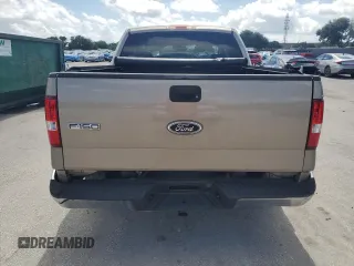 2005 Ford F-150 XLT with VIN 1FTRX12585FA42177, listed as a Copart auction lot 64841645 with 153,779 mi miles and Salvage title. Bid and sale history available at DreamBid. Image 6.