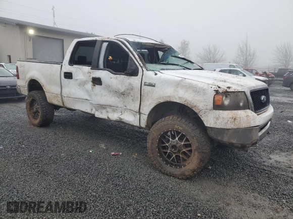 2007 Ford F-150 XLT with VIN 1FTPW14V47FA75509, listed as a Copart auction lot 88808605 with 200,068 mi miles and Salvage Title. Bid and sale history available at DreamBid. Image 4.