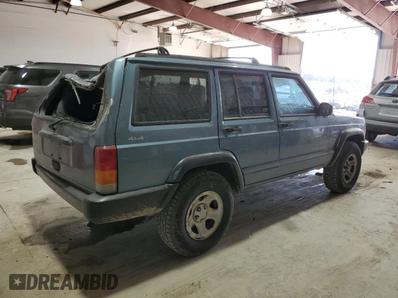 1997 Jeep Cherokee Sport with VIN 1J4FJ68S4VL532609, listed as a Copart auction lot 46711285 with 273,930 mi miles and Salvage Title. Bid and sale history available at carsss.com. Image 3.