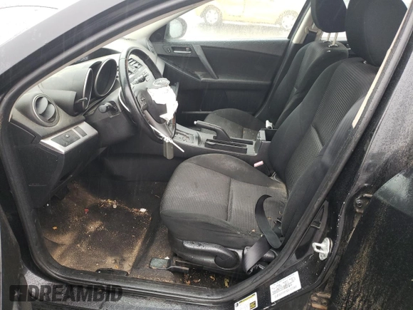 2013 Mazda 3 i Touring with VIN JM1BL1LP1D1809229, listed as a Copart auction lot 55988515 with 125,006 mi miles and Salvage title. Bid and sale history available at DreamBid. Image 7.