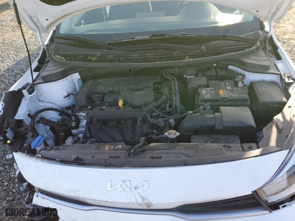 2022 Kia Rio S with VIN 3KPA24AD8NE501028, listed as a Copart auction lot 49511775 with 26,833 mi miles and Salvage Title. Bid and sale history available at carsss.com. Image 11.