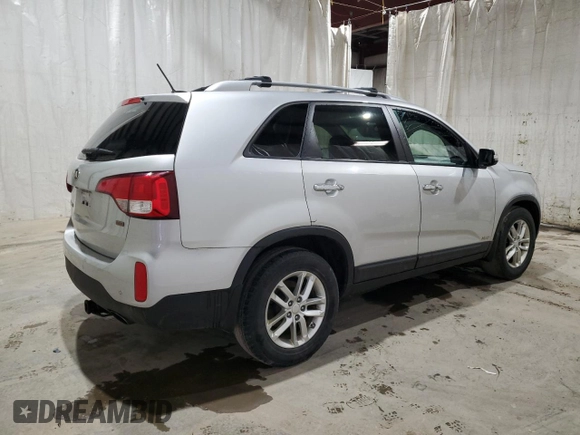 2014 Kia Sorento LX with VIN 5XYKTCA67EG497246, listed as a Copart auction lot 54569585 with 137,267 mi miles and Non Repairable. Bid and sale history available at carsss.com. Image 3.