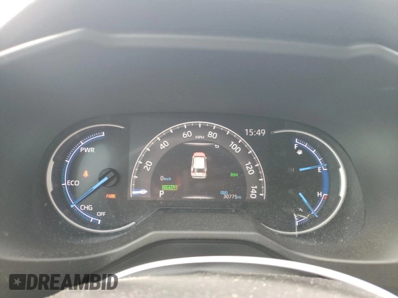 2021 Toyota RAV4 Hybrid XSE with VIN 4T3E6RFVXMU039871, listed as a Copart auction lot 61654295 with 30,775 mi miles and Salvage title. Bid and sale history available at DreamBid. Image 9.