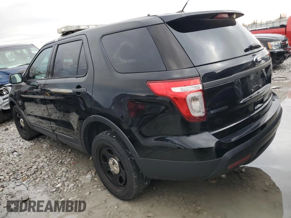 2014 Ford Utility Police Interceptor with VIN 1FM5K8AR1EGB38412, listed as a Copart auction lot 85462144 with 123,042 mi miles and Clean Title. Bid and sale history available at carsss.com. Image 2.
