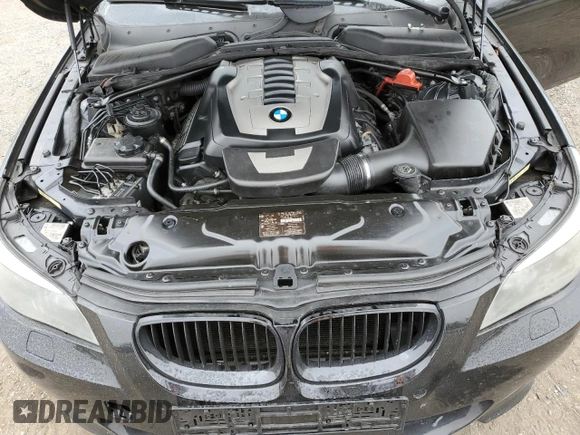 2008 BMW 5 Series 550i with VIN WBANW53568CT53794, listed as a Copart auction lot 48486205 with 161,371 mi miles and Salvage Title. Bid and sale history available at carsss.com. Image 11.