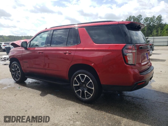 2024 Chevrolet Tahoe RST with VIN 1GNSCRKDXRR138598, listed as a Copart auction lot 51780695 with 16,796 mi miles and Salvage title. Bid and sale history available at DreamBid. Image 2.